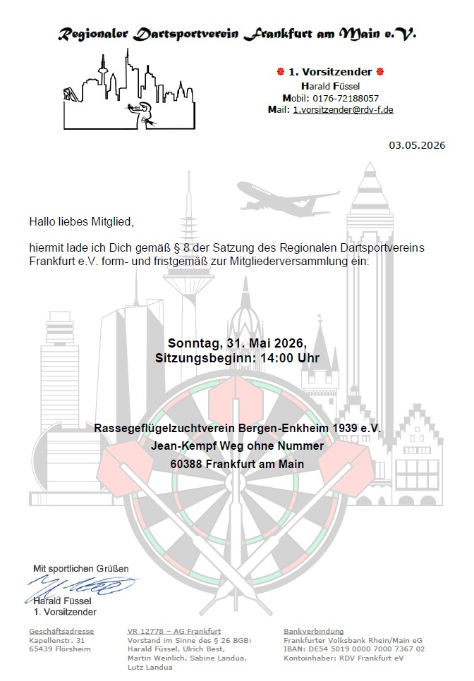 Einladung MGV